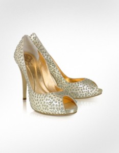 Rodo Crystal Peep-Toe Pump