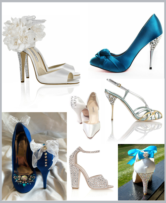 Crystal Heel Wedding Shoes ~ Houston Wedding Blog