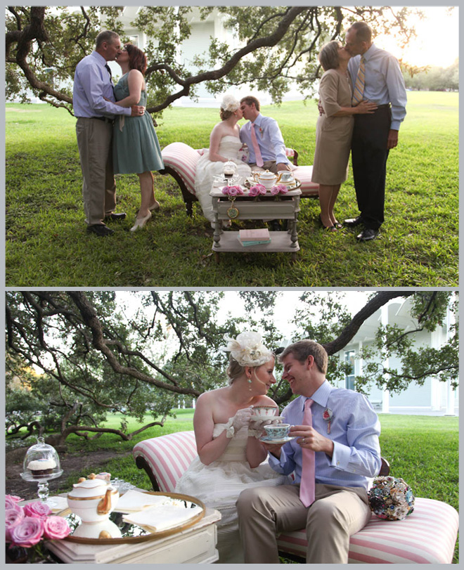 Vintage Tea Party Engagement Shoot by Rachel Robinson