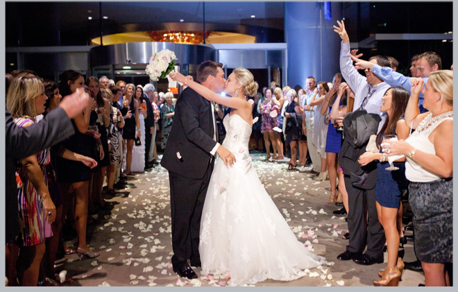 Orchid-Filled Hilton Americas Wedding By Kelly Hornberger Photography