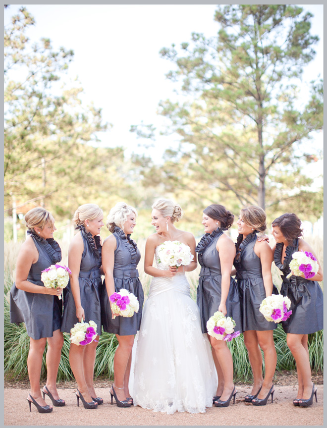 Orchid-Filled Hilton Americas Wedding By Kelly Hornberger Photography