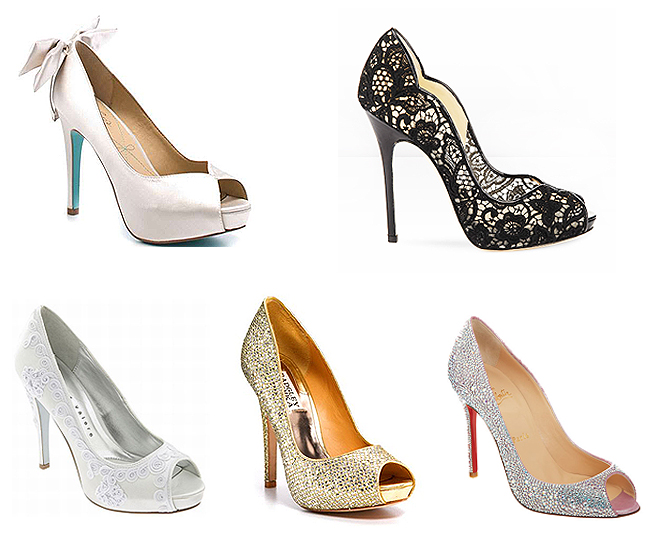 Peep-Toe Bridal Shoes~ Houston Wedding Blog