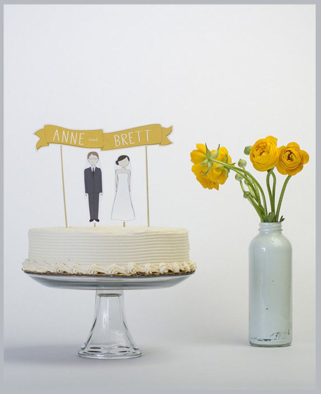 Cake Toppers Inspiration Board ~ Houston Wedding Blog