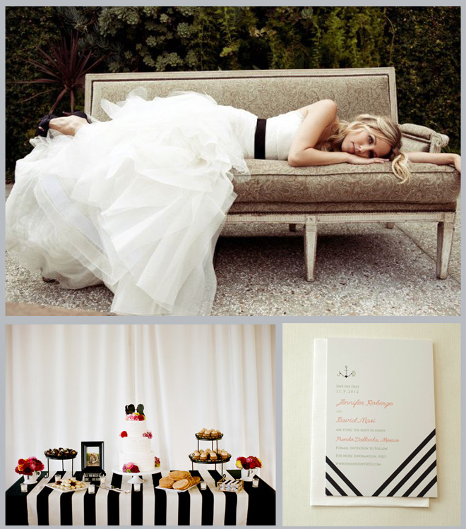 Stripes Wedding Inspiration Board ~ Houston Wedding Blog