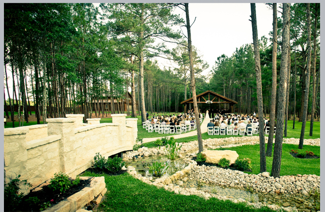 Outdoor Wedding Venue by Pedigo Photography