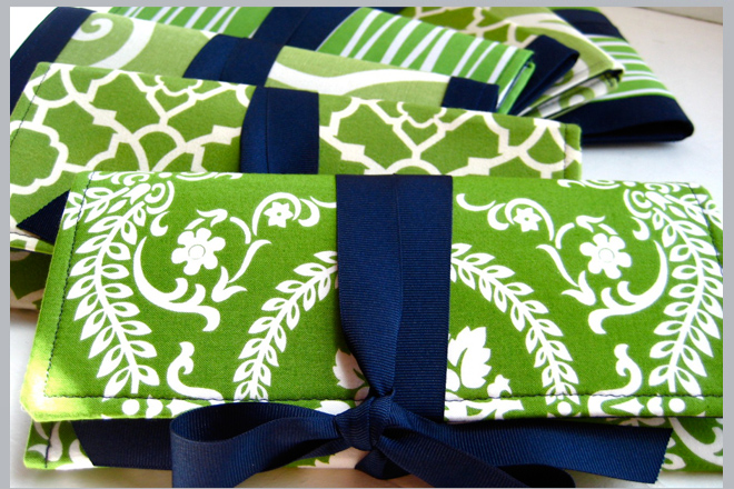 Navy Bridesmaids Clutches