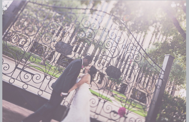 Classic Courtyard on St. James Wedding by Civic Photos