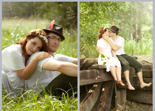 Romantic Robin Hood Engagement Shoot by Emily Kiel