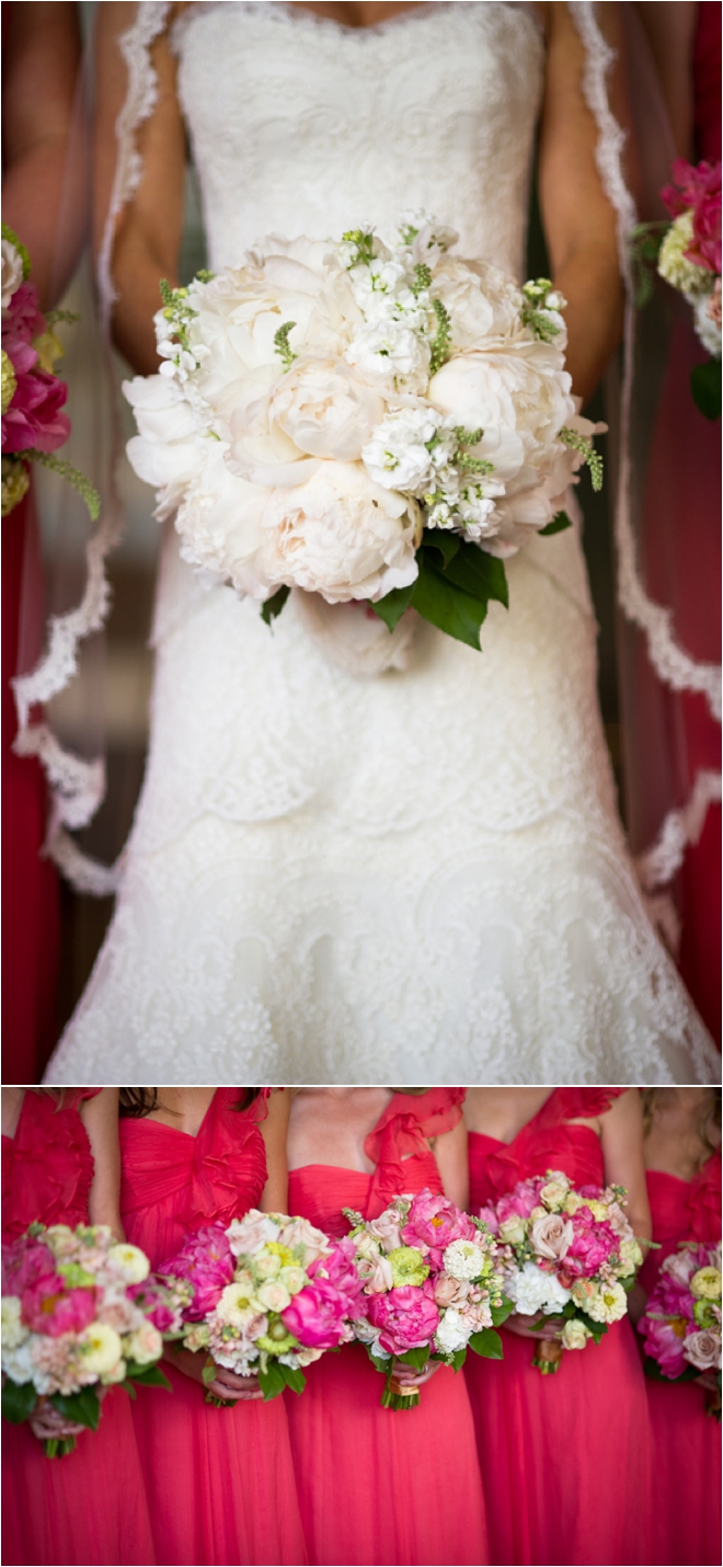 Bride and Bridesmaids Bouquets