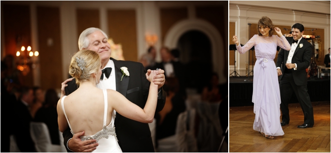 Classic Pink & White Country Club Wedding with Art Deco Inspiration