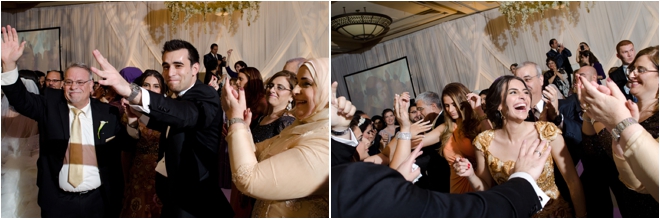 bride and groom dancing at reception