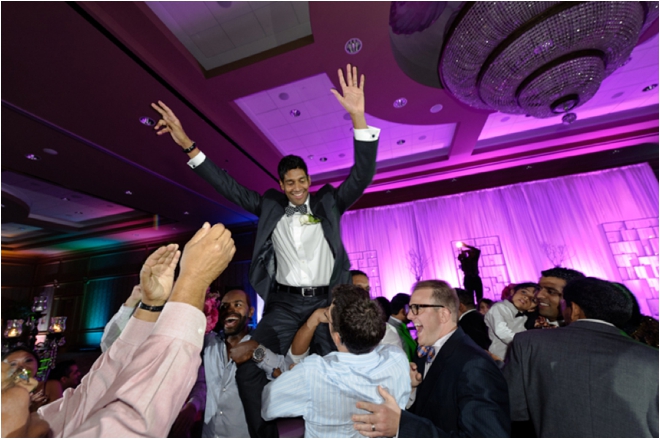 groom at reception