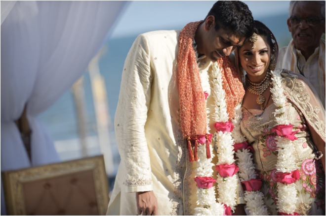 bride and groom after ceremony