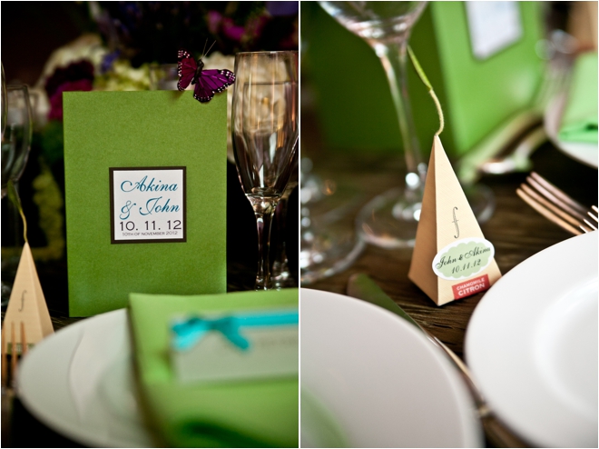 reception place cards