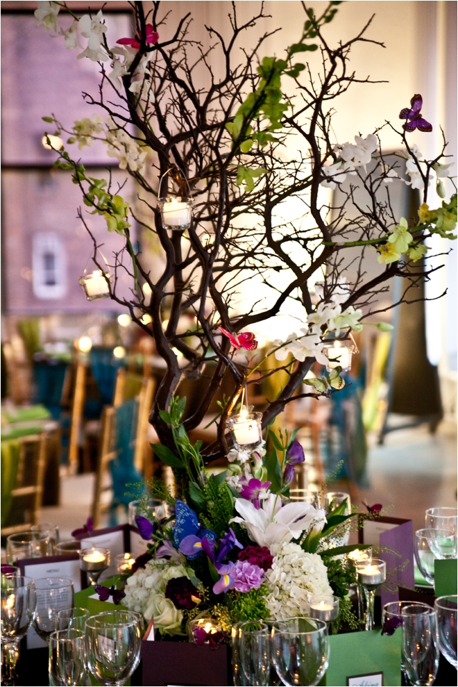 reception table centerpiece