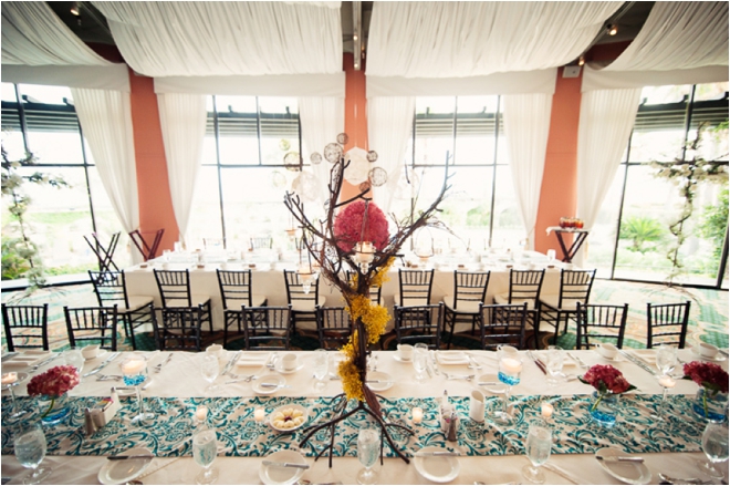 Reception Table Decor