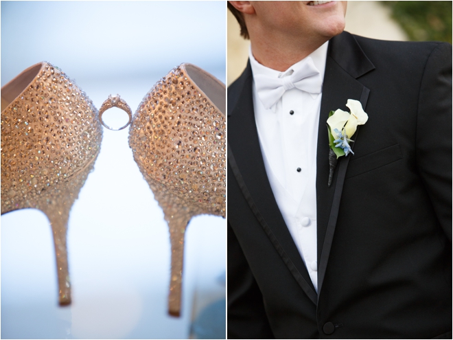 Bride ring and Groom boutonniere