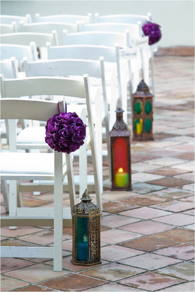 ceremony aisle decor