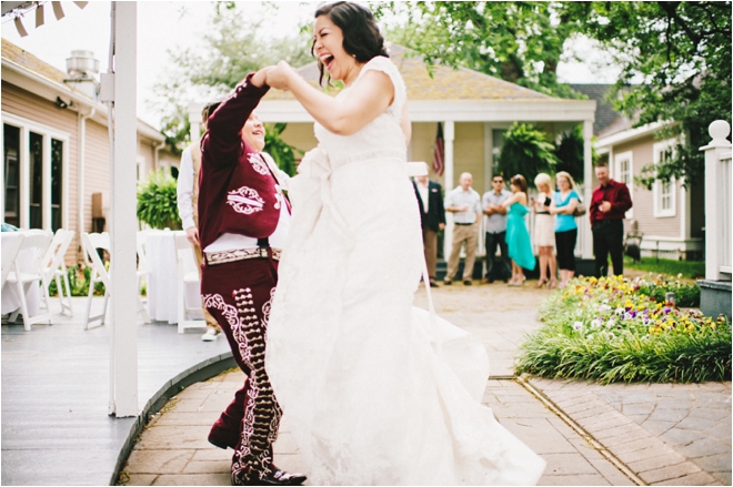 Yellow and Turquoise Outdoor Wedding by Joseph West Photography