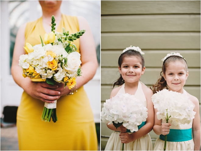 Yellow and Turquoise Outdoor Wedding by Joseph West Photography