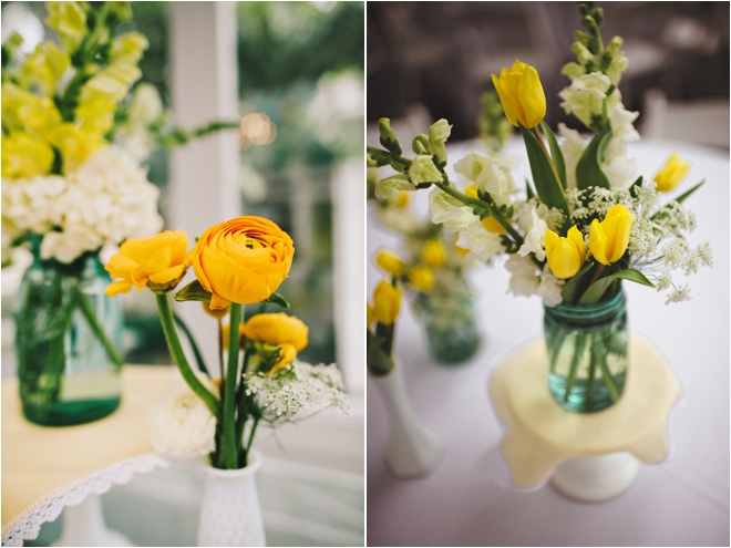 Yellow and Turquoise Outdoor Wedding by Joseph West Photography