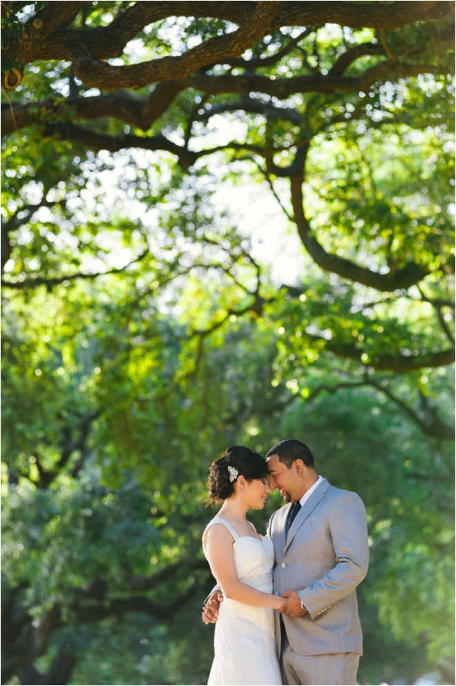 Navy, Gray and Yellow Spring Wedding with Outdoor Ceremony at The Grove