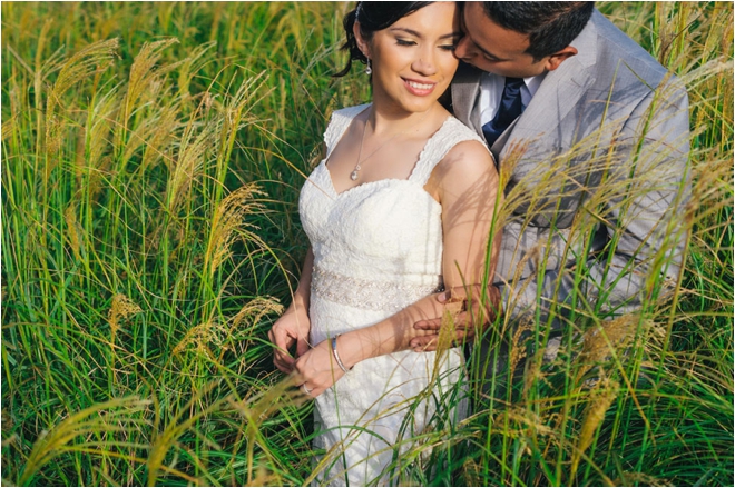 Navy, Gray and Yellow Spring Wedding with Outdoor Ceremony at The Grove