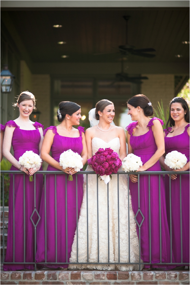 White, Pink and Lime Country Club Wedding 