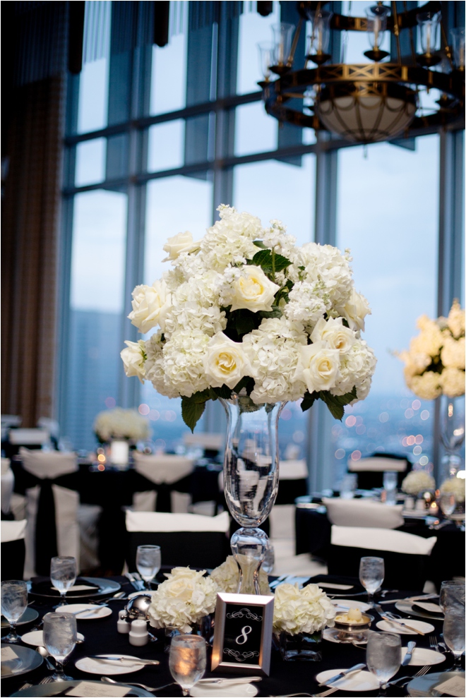 Elegant Ivory and Black Petroleum Club Wedding