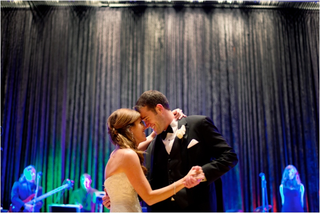 Elegant Ivory and Black Petroleum Club Wedding 