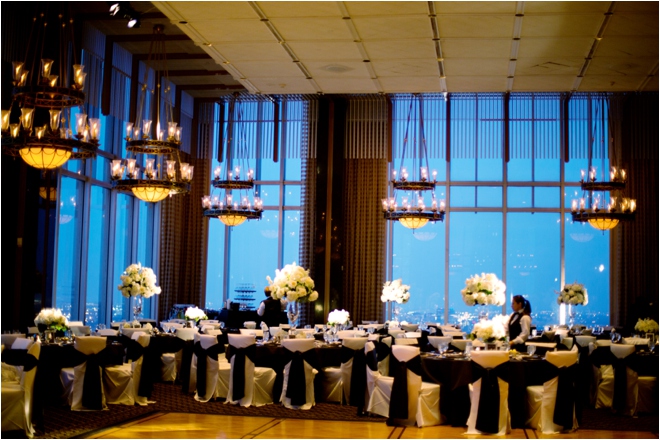 Elegant Ivory and Black Petroleum Club Wedding 