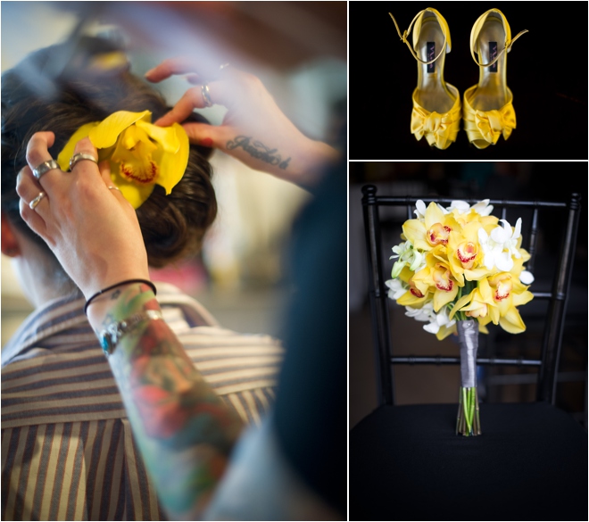 Gray and Yellow Sam Houston Hotel Wedding by Adam Nyholt