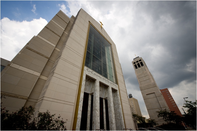 Gray and Yellow Sam Houston Hotel Wedding by Adam Nyholt