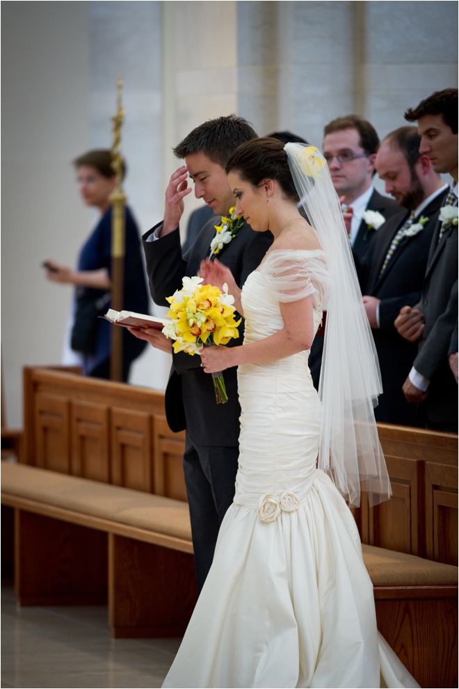 Gray and Yellow Sam Houston Hotel Wedding by Adam Nyholt