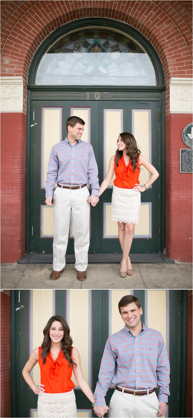 Downtown Brenham Engagement Shoot by Sarah Ainsworth Photography