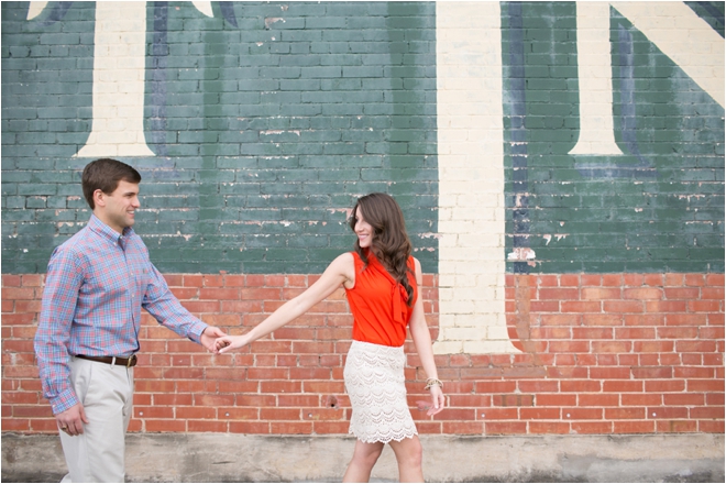 Downtown Brenham Engagement Shoot by Sarah Ainsworth Photography