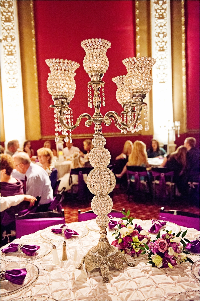 Purple, Silver and Bling Wedding at The Majestic Metro