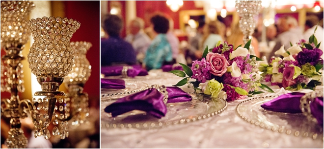 Purple, Silver and Bling Wedding at The Majestic Metro