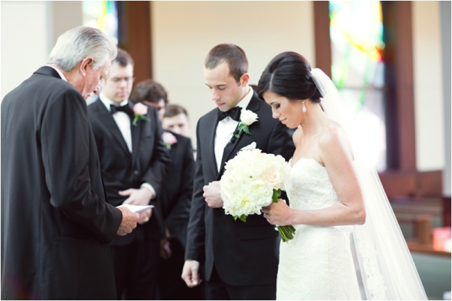 Pretty, Sun-kissed White and Pink Wedding at The Woodlands Country Club