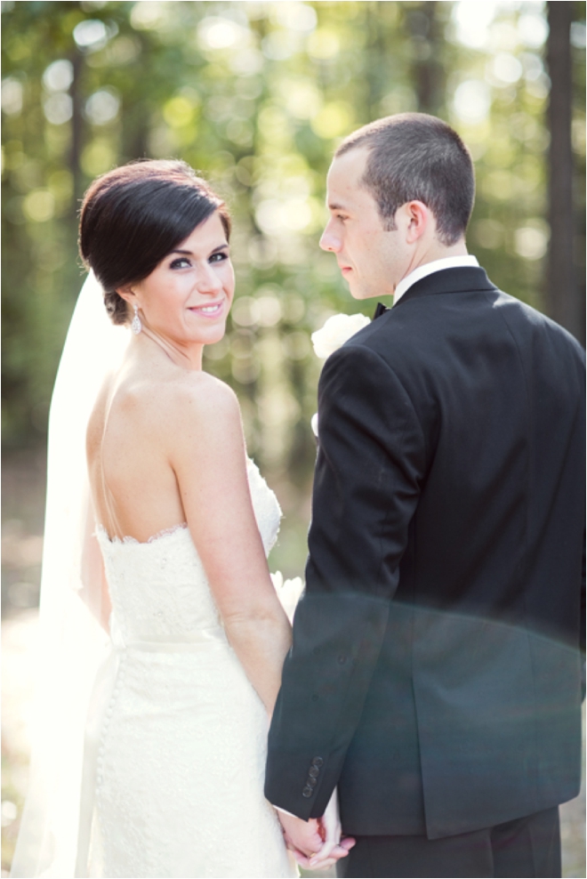 Pretty, Sun-kissed White and Pink Wedding at The Woodlands Country Club