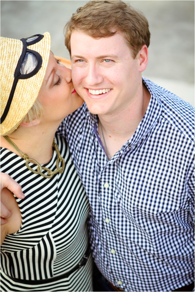 Hip and Adorable Orange Show and Menil Collection Engagement Shoot