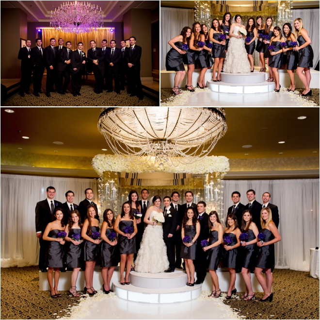 White, Silver and Purple Wedding at Hotel ZaZa