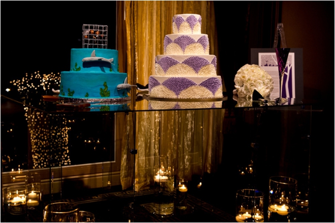 White, Silver and Purple Wedding at Hotel ZaZa