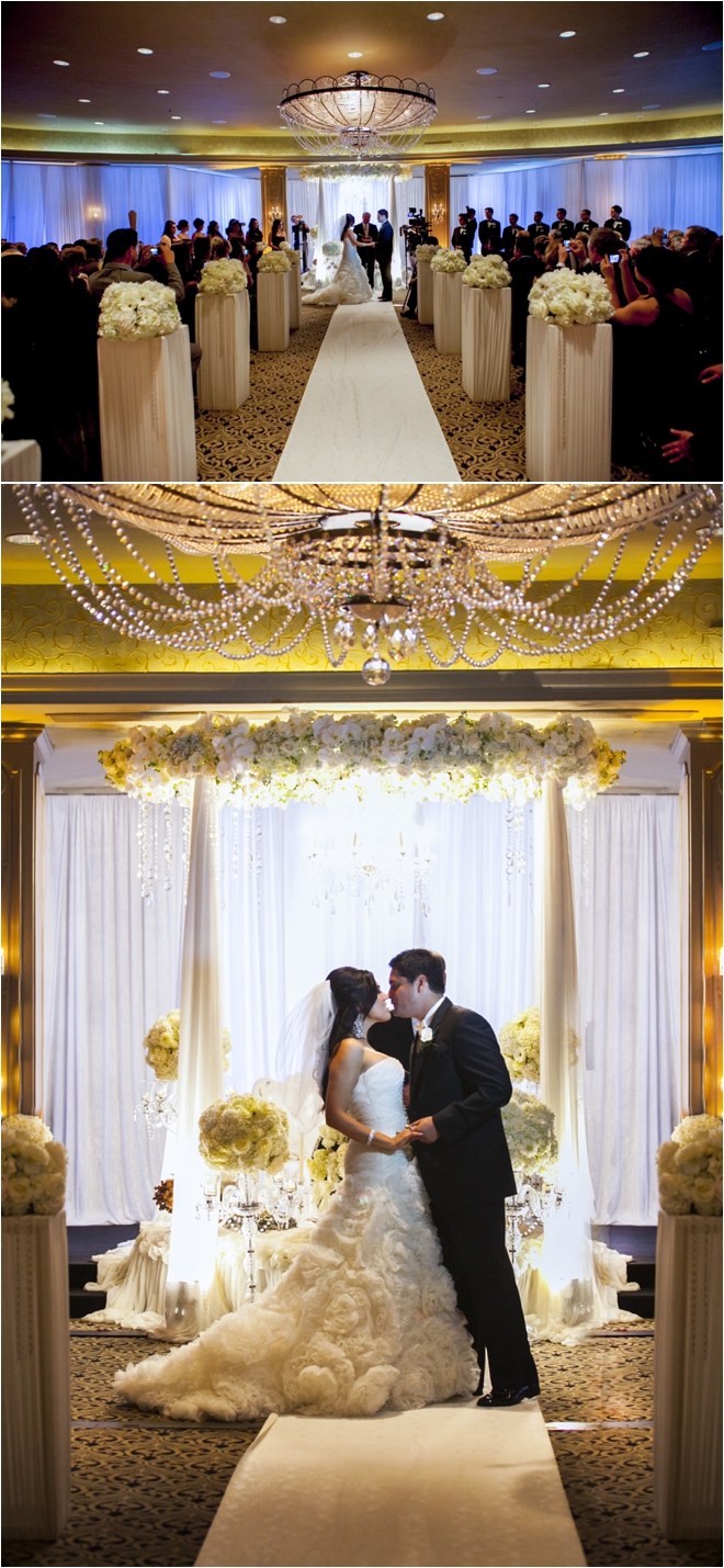 Elegant Black and White Persian-American Wedding at Hotel ZaZa