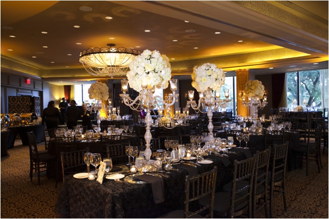 Elegant Black and White Persian-American Wedding at Hotel ZaZa