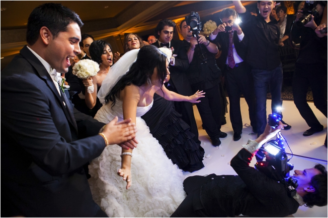 Elegant Black and White Persian-American Wedding at Hotel ZaZa