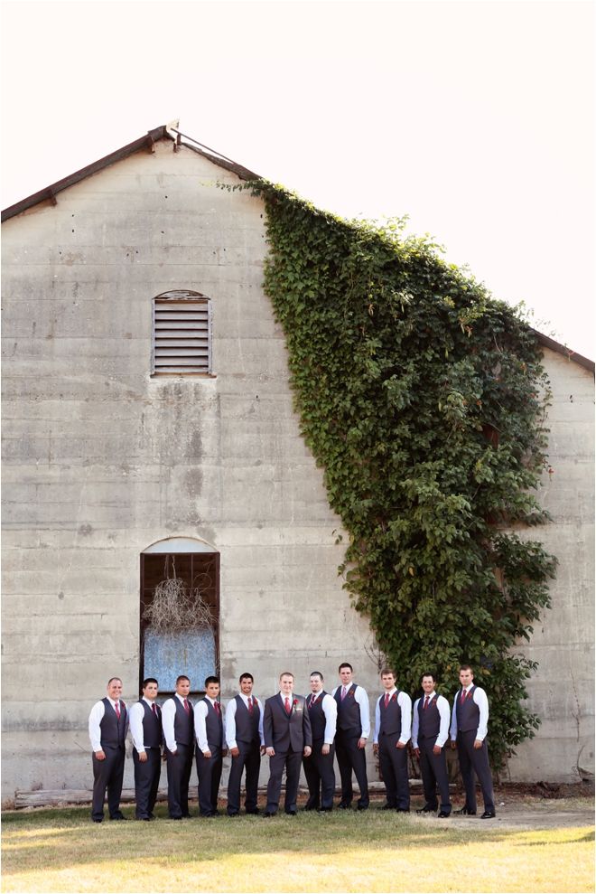 Red, White, Green and Black Olde Dobbin Station Wedding by The Silhouette Studio