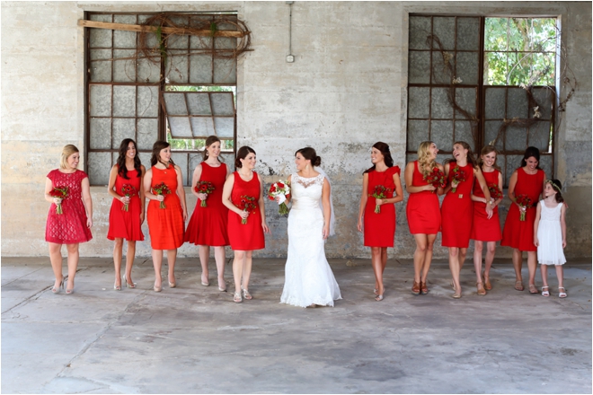 Red, White, Green and Black Olde Dobbin Station Wedding by The Silhouette Studio