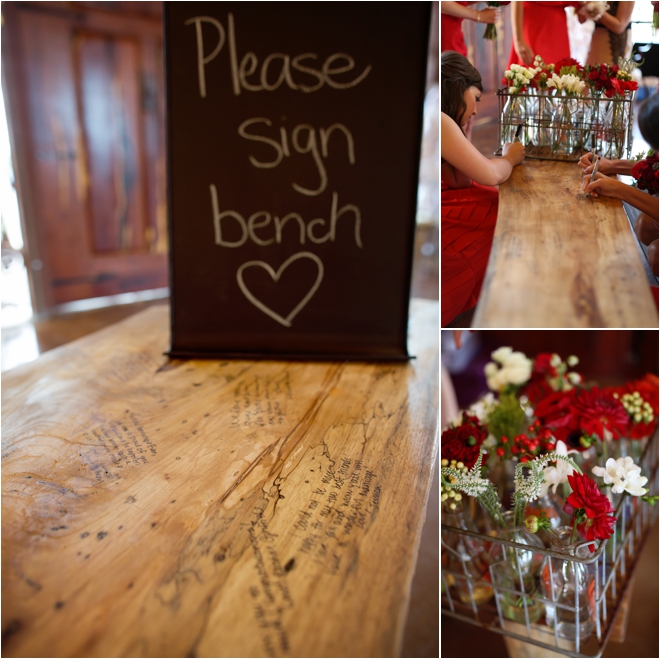 Red, White, Green and Black Olde Dobbin Station Wedding by The Silhouette Studio