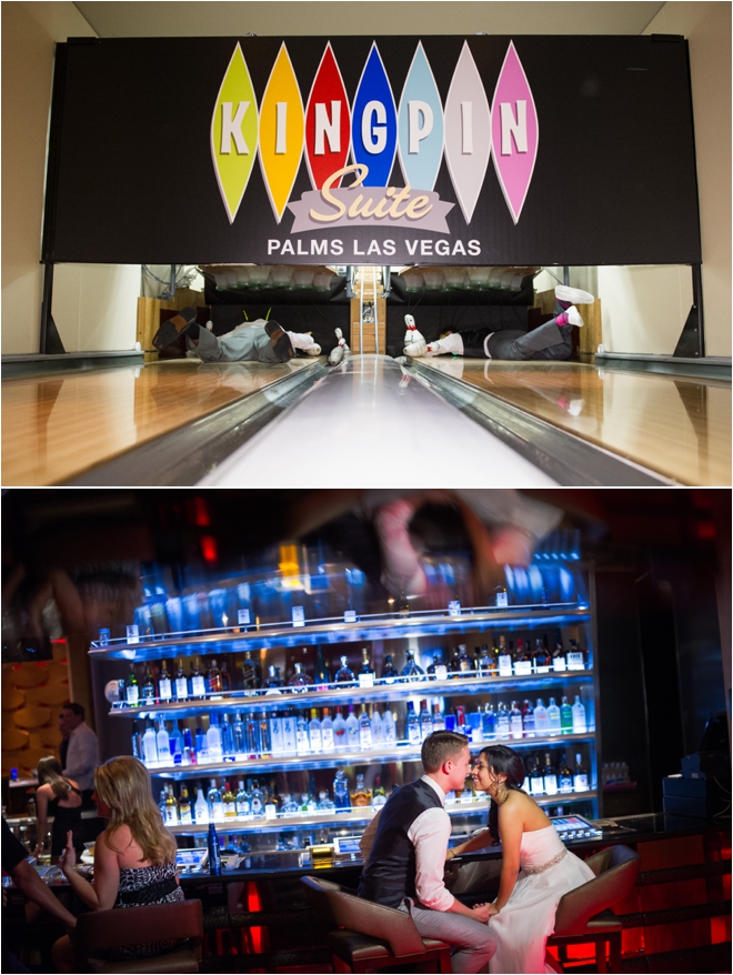 Las Vegas Wedding with Cocktails, Dancing and…Bowling!